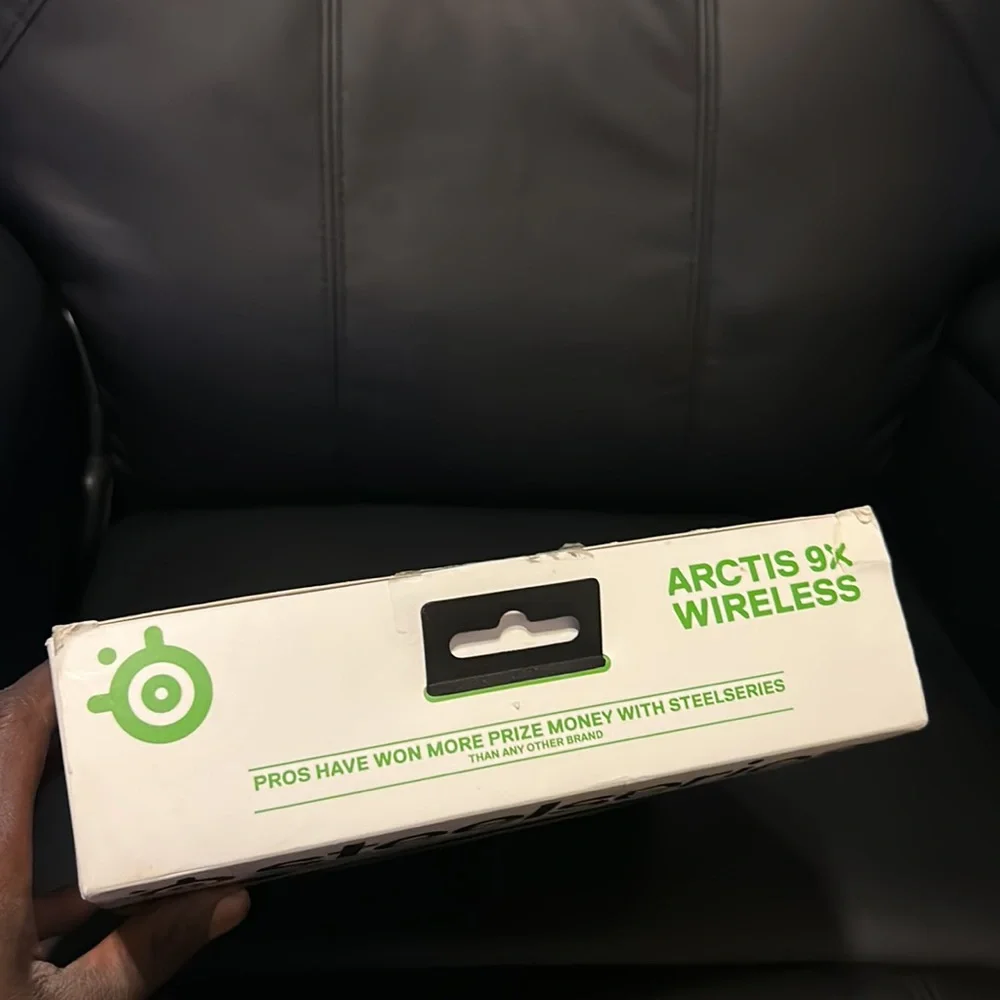 Brand new never opened pair of steel series 9x wireless headphones for Xbox